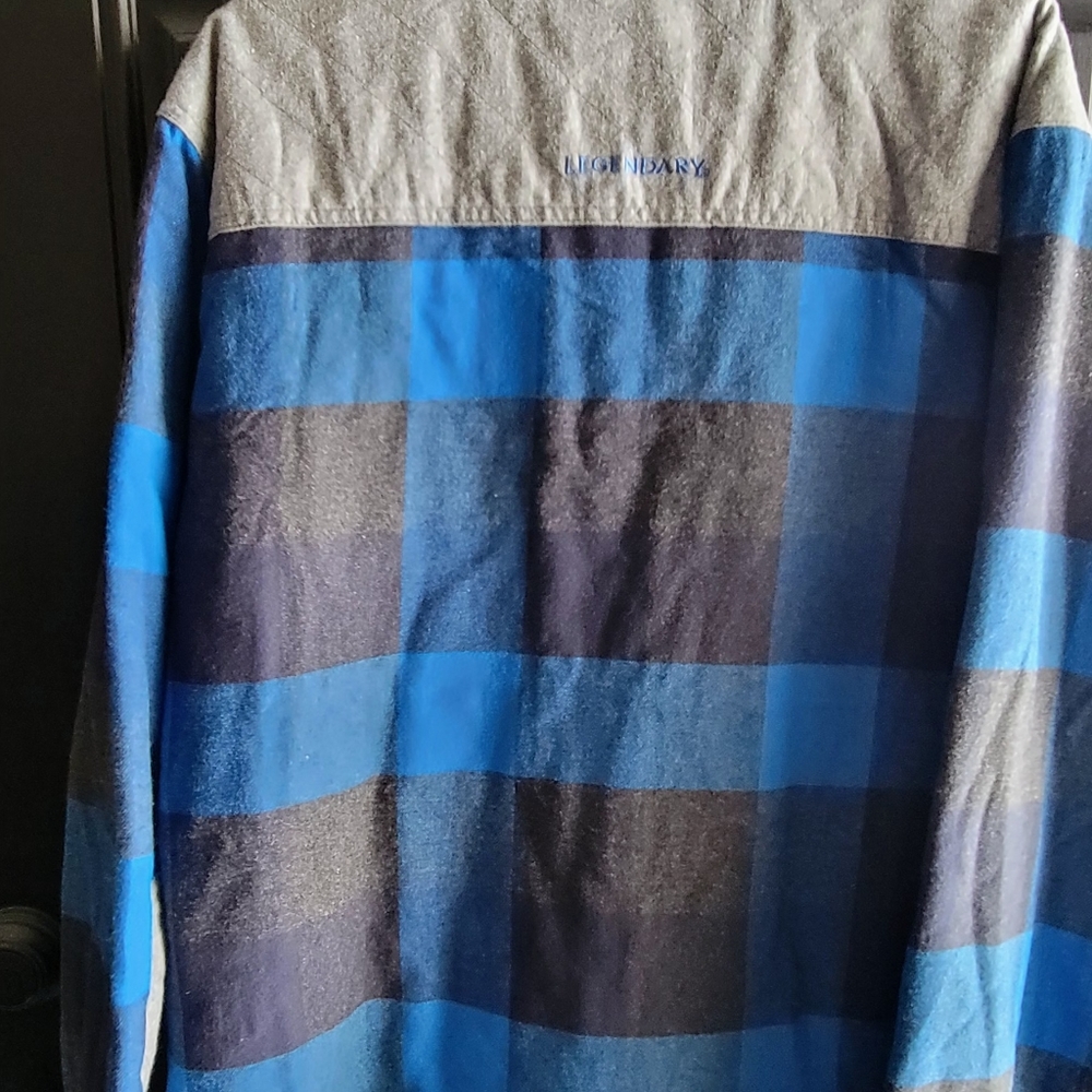 Mens flannel shacket - Picture 4 of 7